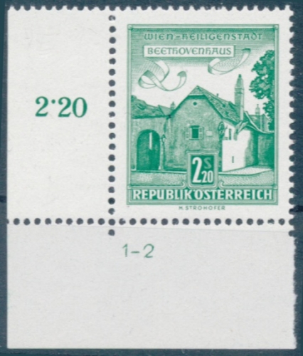 Briefmarke mit Symbolzahl(en)